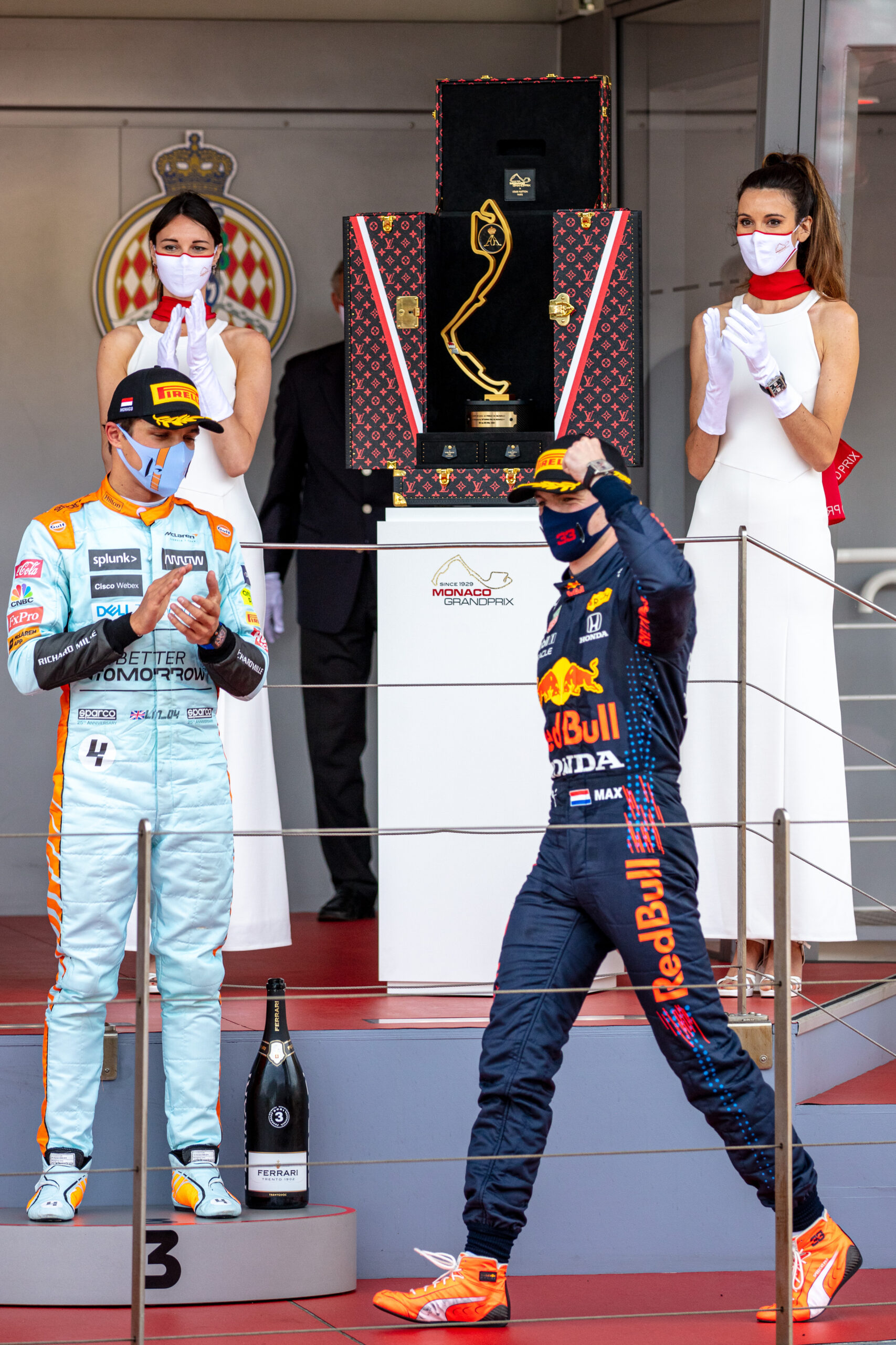 GRAND PRIX DE MONACO, IL TROFEO FIRMATO LOUIS VUITTON VINTO DA MAX  VERSTAPPEN